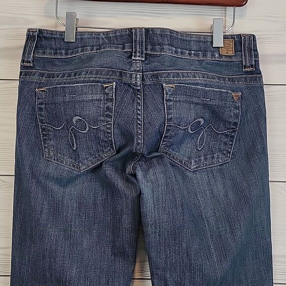 Guess Daredevil blue denim bootcut jeans Women's Size 29 - Picture 8 of 16